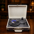 Crosley Cruiser Plus CR8005F-WO Turntable - White Ostrich - Untested AS-IS