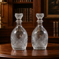 Courvoisier Cristal d'Arques France Lead Crystal Decanter Set