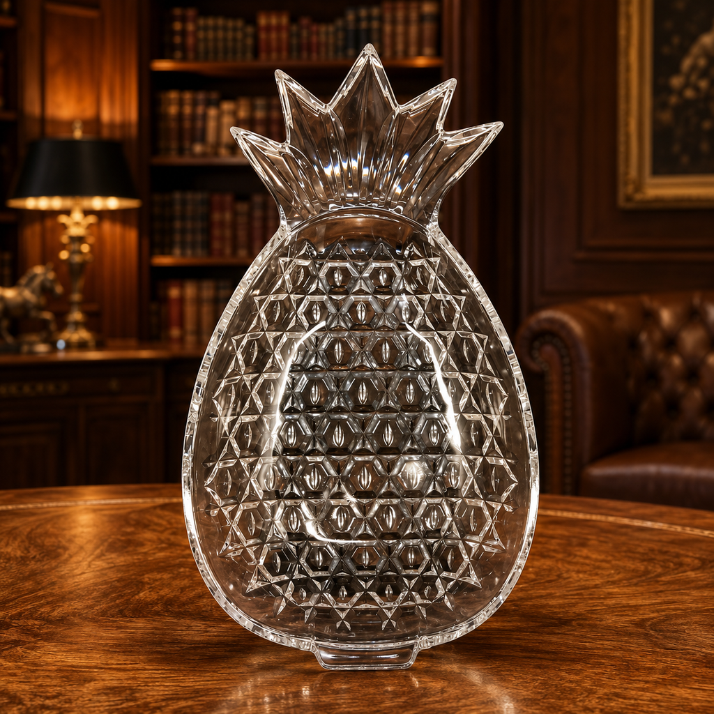 Godinger Shannon Crystal Pineapple Hospitality Server