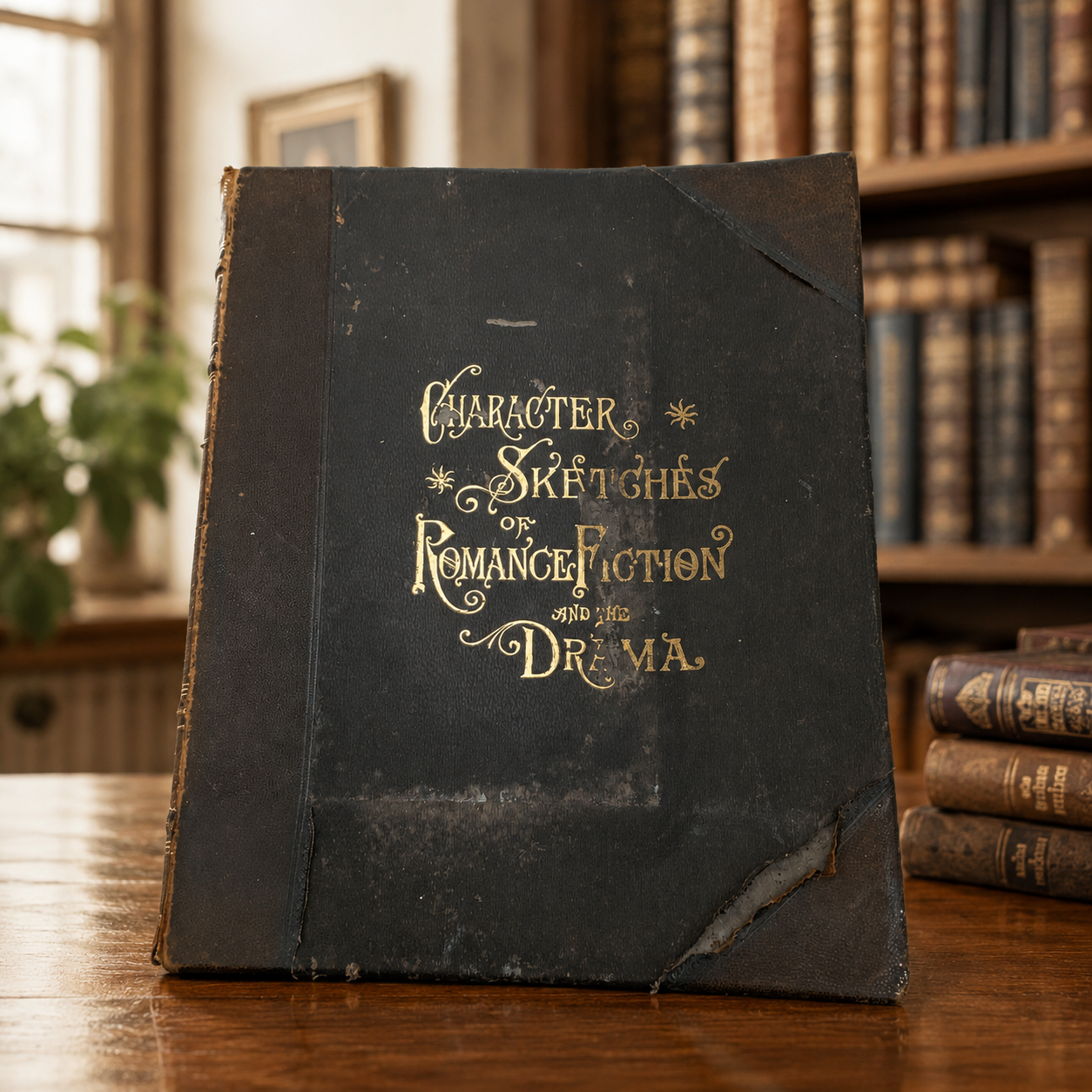 Character Sketches of Romance, Fiction and the Drama Volume VII | Antique Illustrated Literary Reference Book