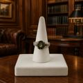 Artisan 925 Sterling Mystic Topaz Solitaire Ring 3.8g