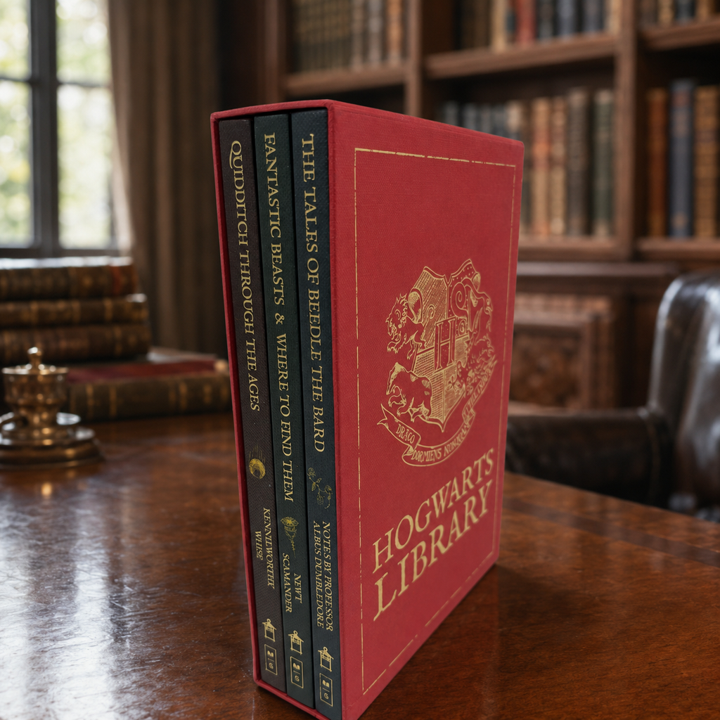 Hogwarts Library Boxed Set by J.K. Rowling | Three-Book Harry Potter Companion Collection