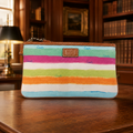 Coach Accessory Bag - Multicolored w Silver Hardware