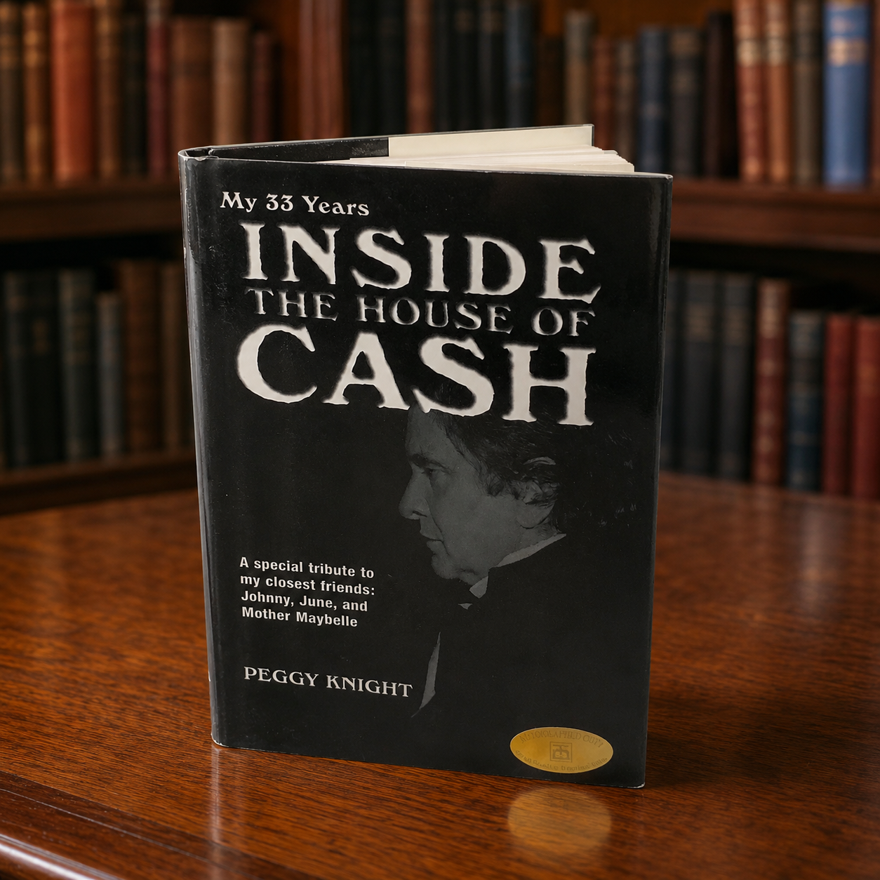 Inside the House of Cash by Peggy Knight, Autographed Copy