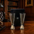 Saks Fifth Avenue Pearl Base Champagne Flutes Set of 2