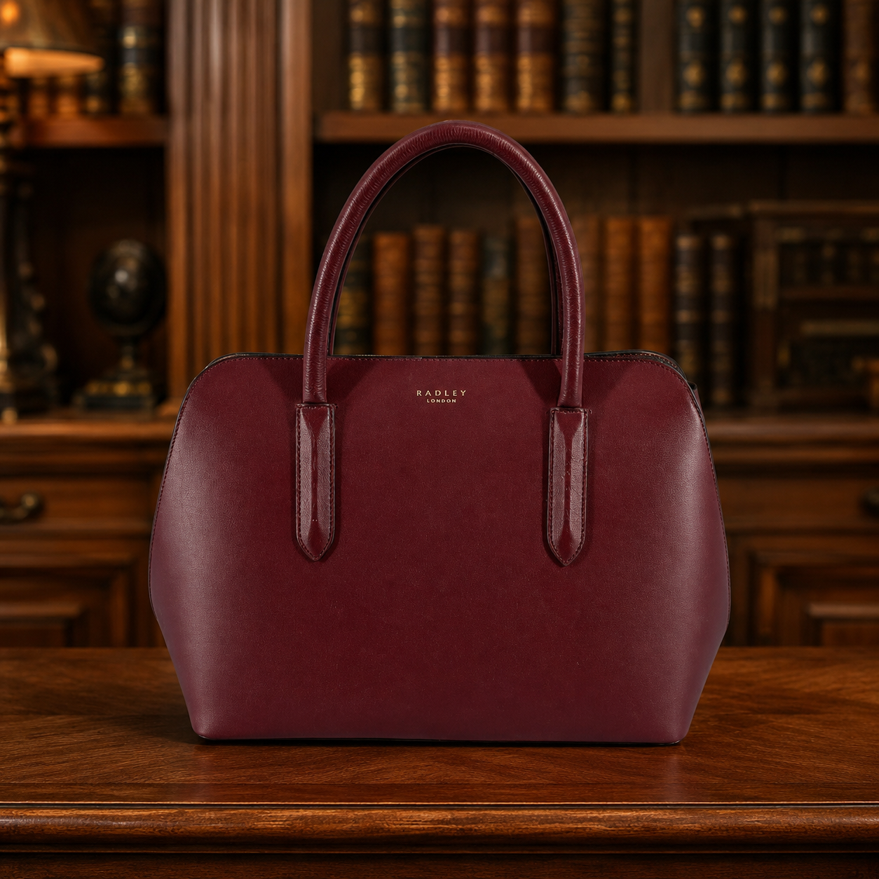 Radley London Burgundy Leather Satchel