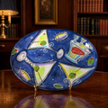 Clay Art Martini Lounge Hand-Painted Ceramic Party Tray