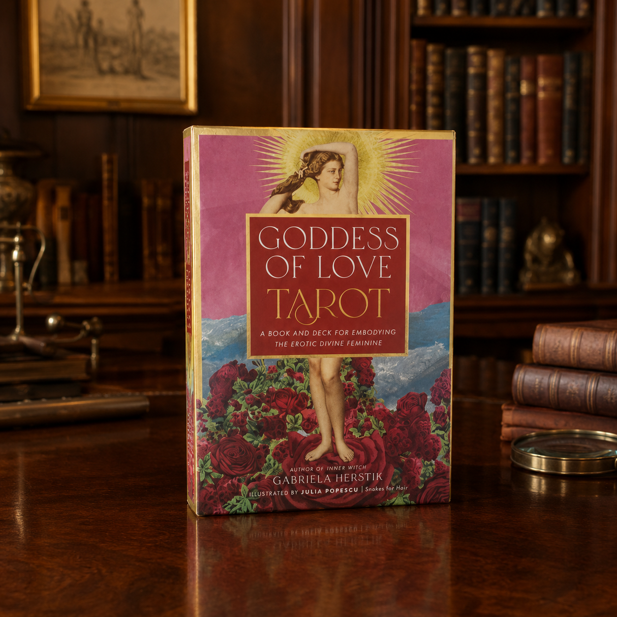 Goddess of Love Tarot Book and Deck Set by Gabriela Herstik