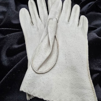Genuine Deerskin Leather Ladies Gloves size 6 1/2