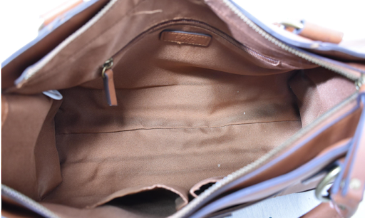 Frye & Co. Brown Faux Leather Satchel Handbag – Classic Structured Shoulder Bag Everyday Carry