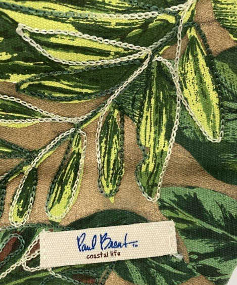 Paul Brent Tropical Floral Shoulder Bag Coastal Beach Resort Handbag Multicolor Purse
