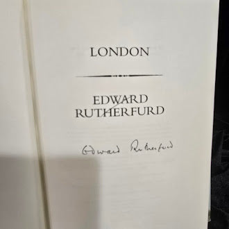 London The Novel by Edward Rutherfurd 1997 First Edition First Printing Crown Publishers Hardcover with Dust Jacket Signed