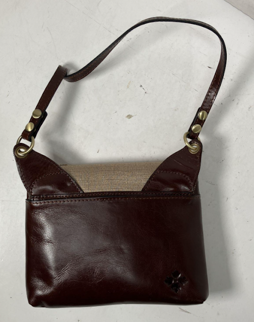 Patricia Nash Owl Beaded Alden Crossbody – British Tan Leather Handbag Limited Edition Statement Bag