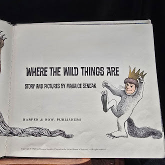 Where the Wild Things Are by Maurice Sendak Harper and Row Publishers Hardcover Illustrated