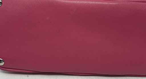 Coach Peyton Dome Satchel Raspberry Pink Crossgrain Leather Shoulder Bag
