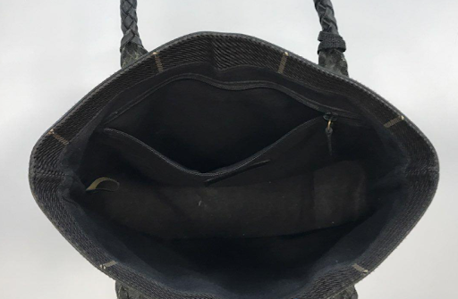 (SOLD) Vintage Lauren Ralph Lauren Plaid Tote Bag Leather Trim Braided Handles Classic Preppy Handbag