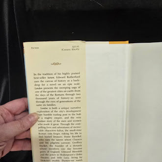 London The Novel by Edward Rutherfurd 1997 First Edition First Printing Crown Publishers Hardcover with Dust Jacket Signed