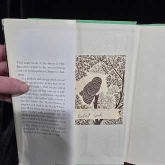 The Sheep Look Up John Brunner Harper and Row 1972 Hardcover With Dust Jacket