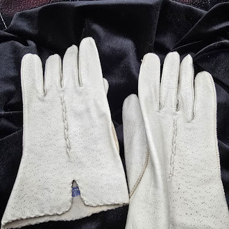 Genuine Deerskin Leather Ladies Gloves size 6 1/2