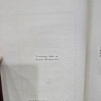 Year In, You’re Out by Samuel Hoffenstein (1930) Signed Limited Edition Covici Friede Publishers