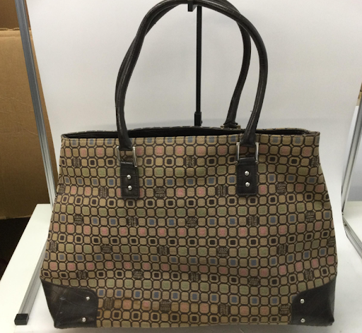 Liz Claiborne Liz & Co Oversized Canvas Tote Travel Weekend Bag Laptop Shoulder Purse