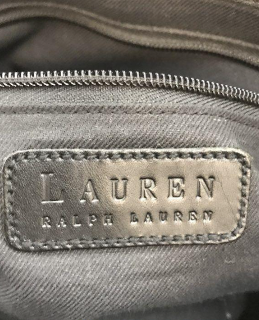 (SOLD) Vintage Lauren Ralph Lauren Plaid Tote Bag Leather Trim Braided Handles Classic Preppy Handbag