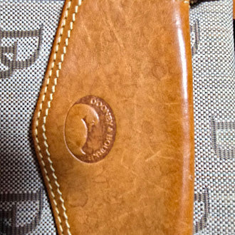 Dooney & Bourke Signature Monogram Canvas Shoulder Bag | Tan Leather Trim Designer Hobo Purse