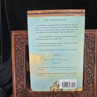 London The Novel by Edward Rutherfurd 1997 First Edition First Printing Crown Publishers Hardcover with Dust Jacket Signed