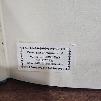Snow Bound and Other Poems by John Greenleaf Whittier 1965 First Edition Peter Pauper Press Hardcover in Slipcase with Ephemera