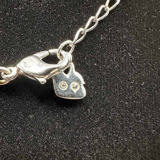 Swarovski White Gold Plated Caged Crystal Pendant Necklace 19” Signed Elegant Statement